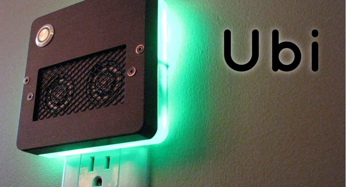 Meet Ubi An alwayson, connected computer that talks back