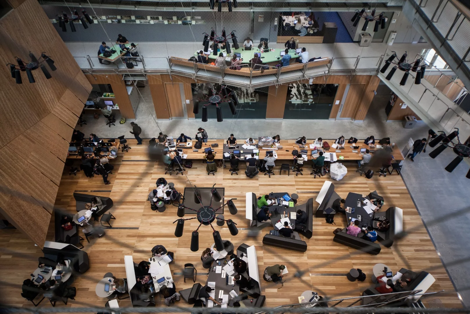 It must be said, the relative quietness of the space given how many people are talking and typing away is quite striking when you're inside