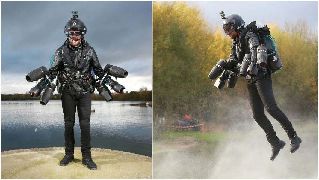 Gravity founder Richard Browning has just set the Guinness World Record for "fastest speed in a body controlled, jet engine powered suit"