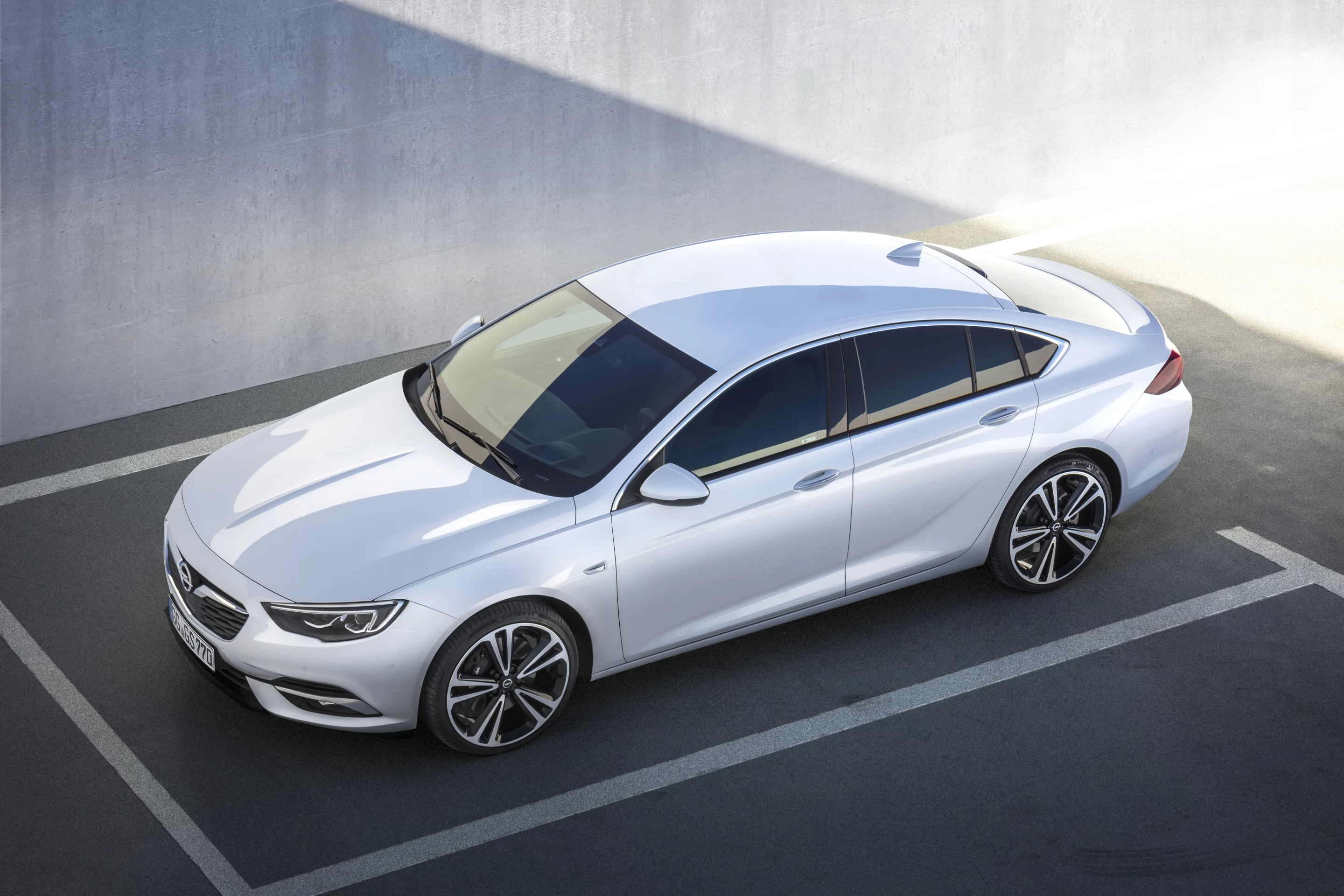 The new Insignia has a sloping roof, as opposed to the more traditional three-box sedan shape of the outgoing car