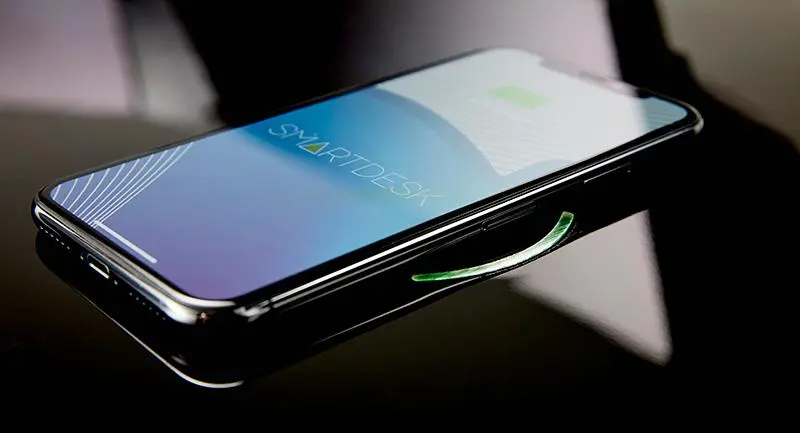 The embedded Qi Wireless phone charger (5V DC/1A)
