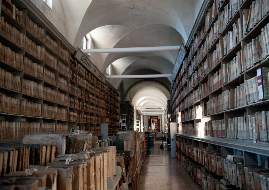 It is estimated that Venice has over 80 km (50 miles) of shelving that contains more than 1,000 years of administrative documents
