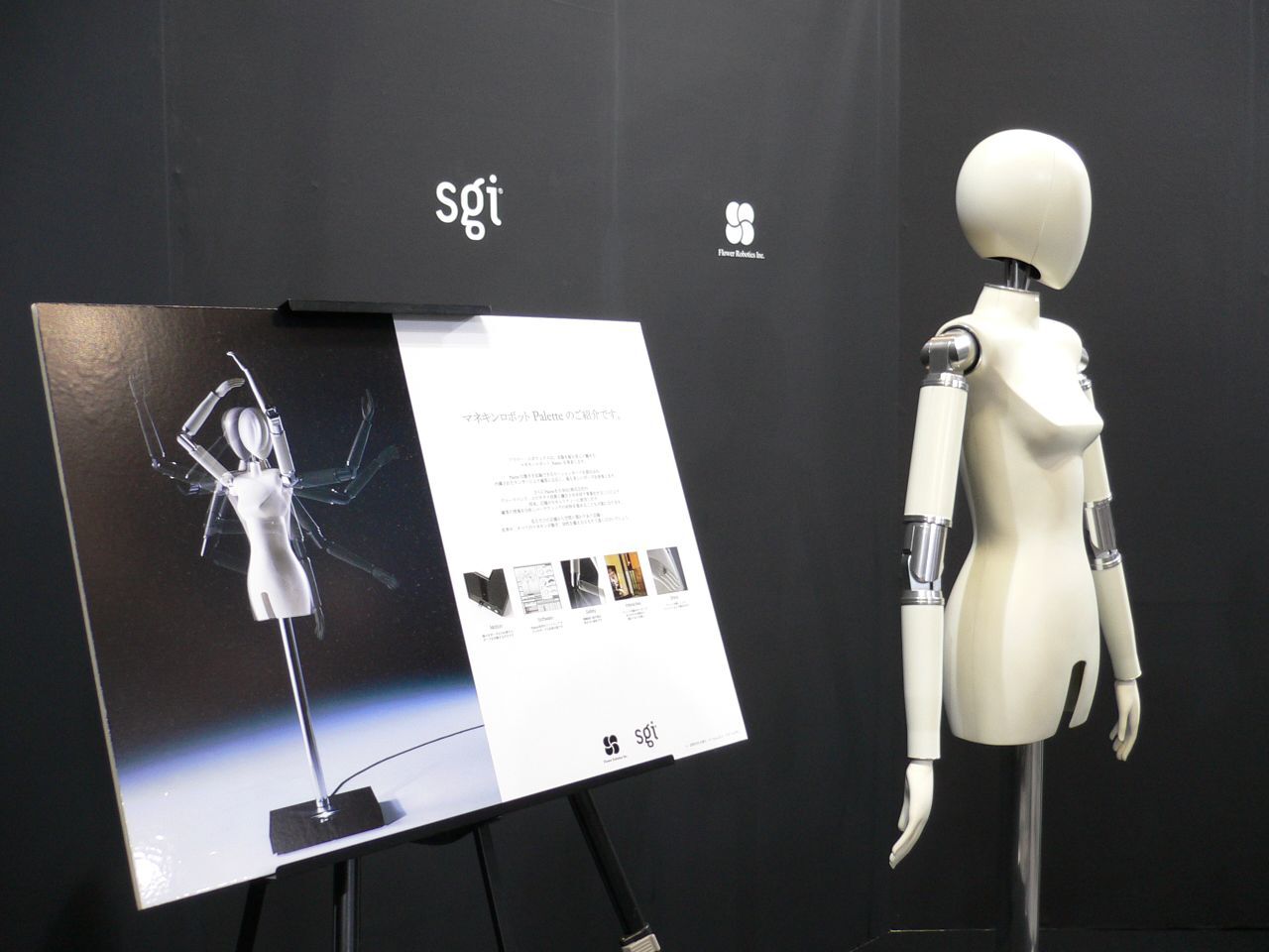 Robotic mannequins strike a pose in South Korea