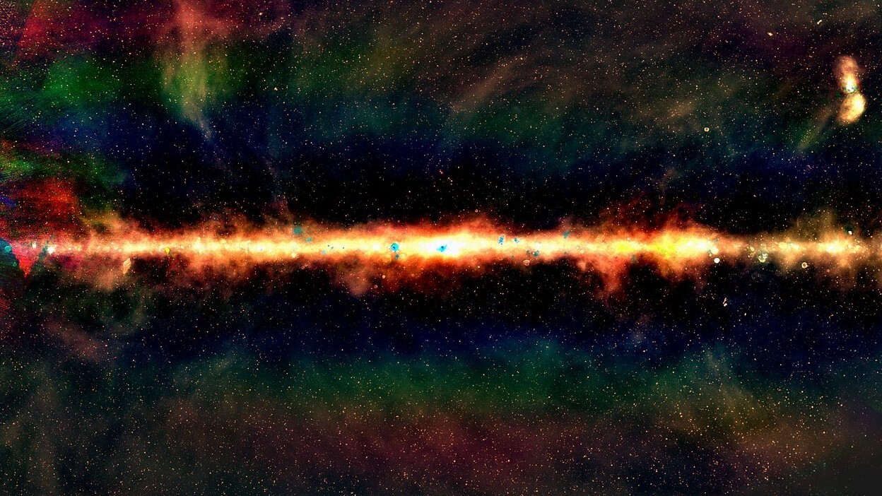 The GLEAM view of the centre of the Milky Way, in radio color