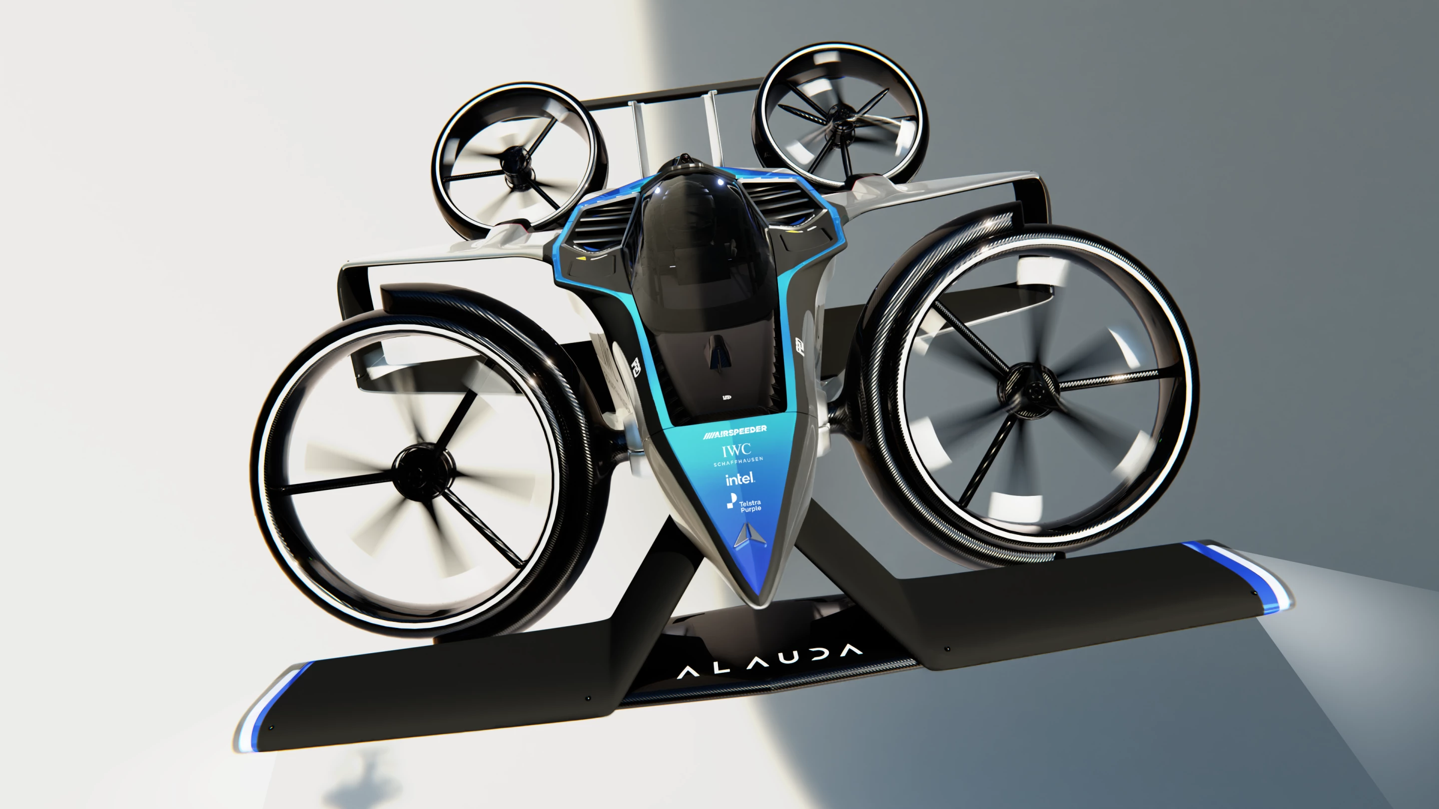 A first look at the striking design of the Airspeeder Mk4 racing eVTOL