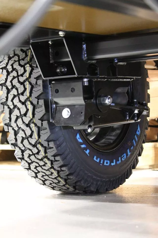 The Journey XL Off Road uses a Timbren suspension system