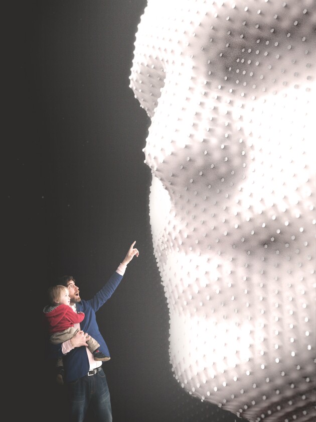 The 3D portraits will measure 8 meters (26 ft) in height and each will appear for 20 seconds (Image: Asif Khan)