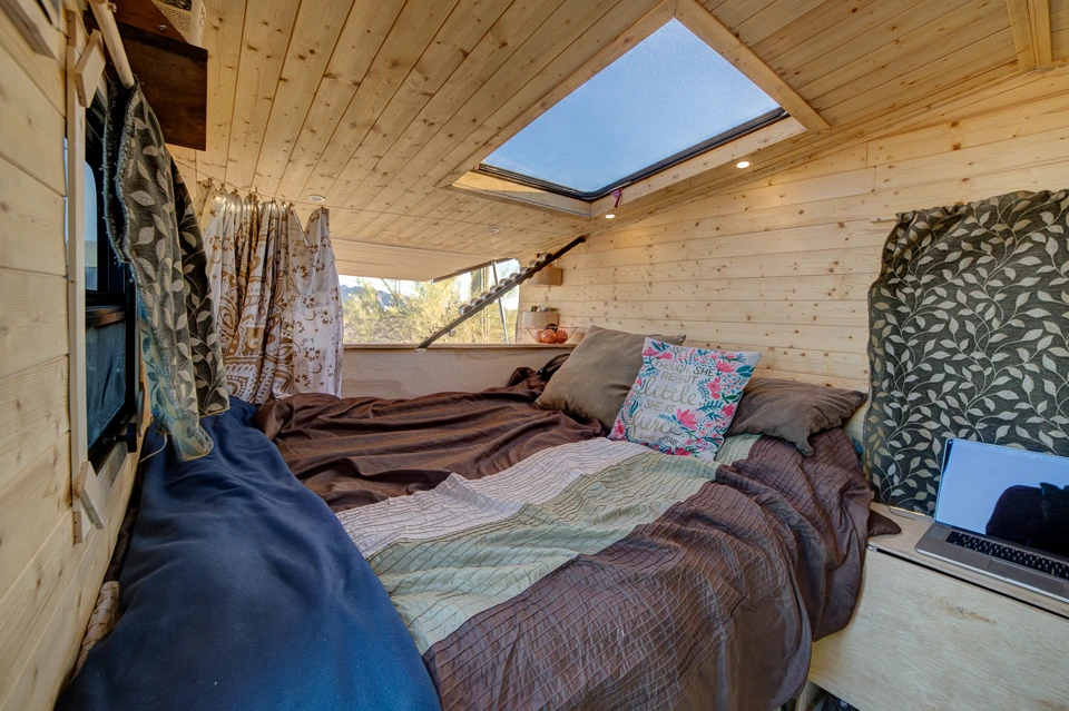 The Terraform Three's skylight offers access to a small seating area on the roof
