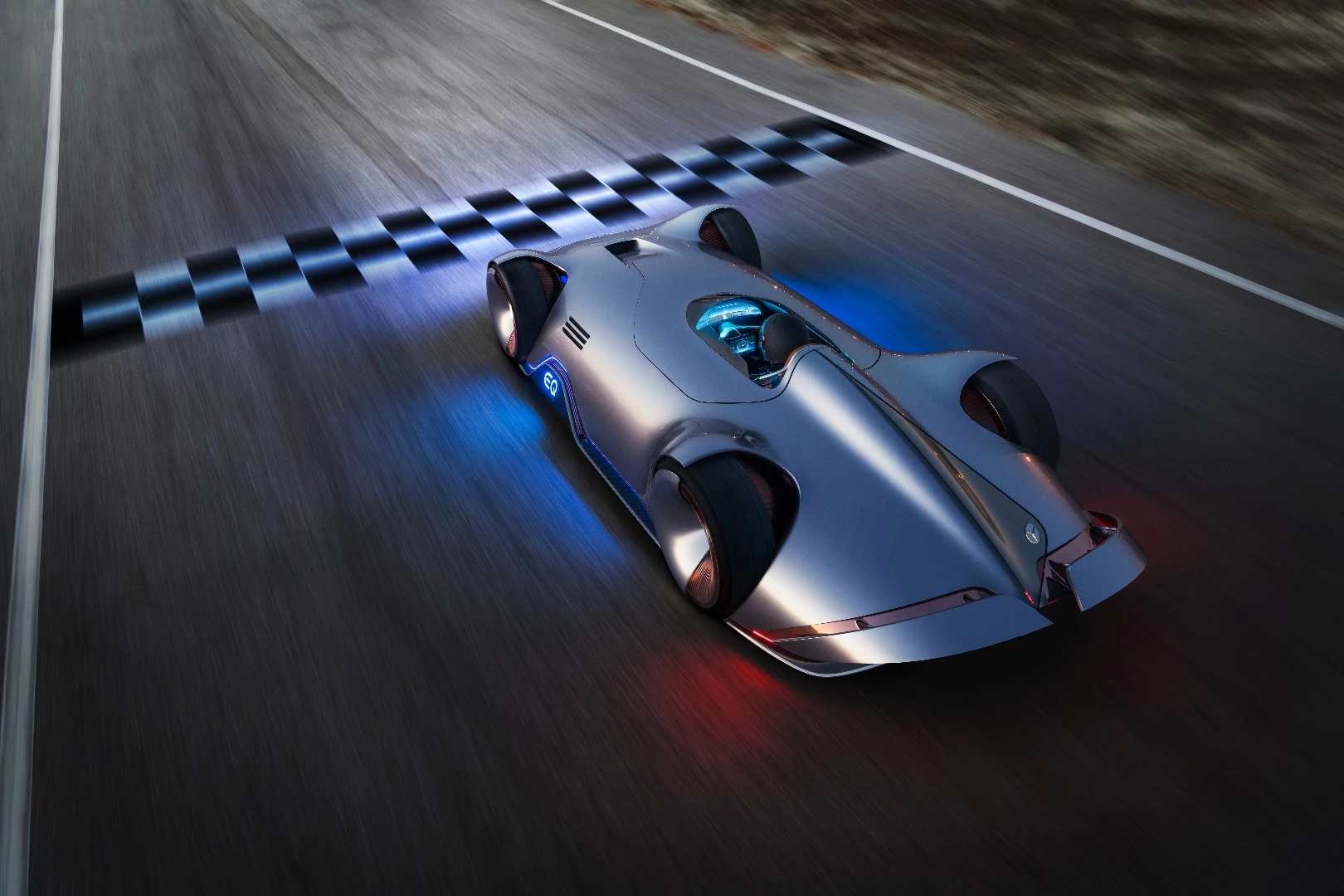 The freshly unveiled Vision EQ Silver Arrow concept has a power output of 550 kW (750 hp)