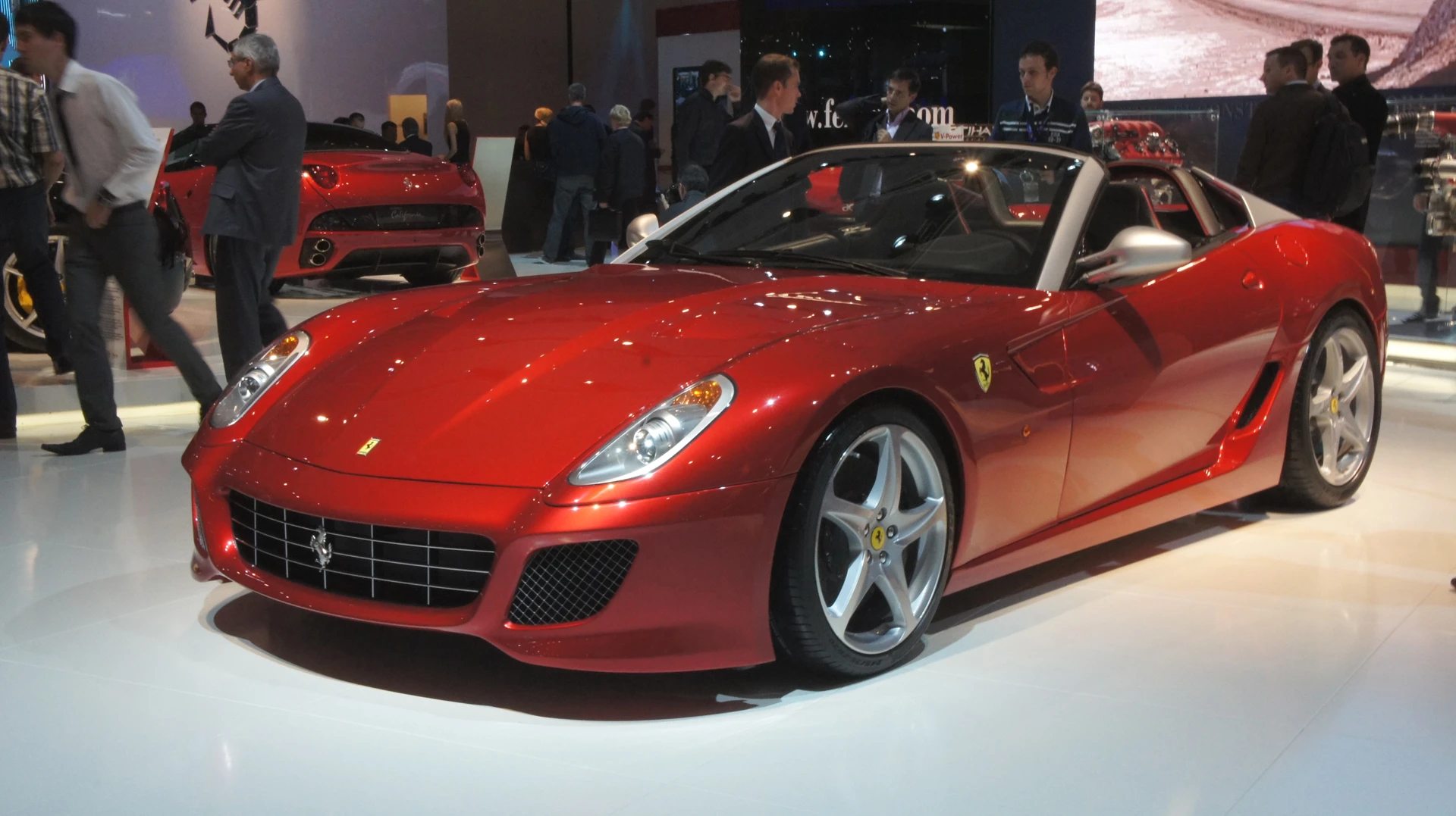 Ferrari SA APERTA on show at the Paris Motor Show