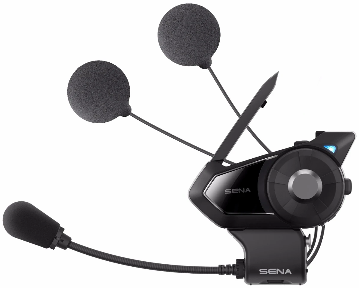 Sena 30K Bluetooth Intercom: boom mic plus earpads