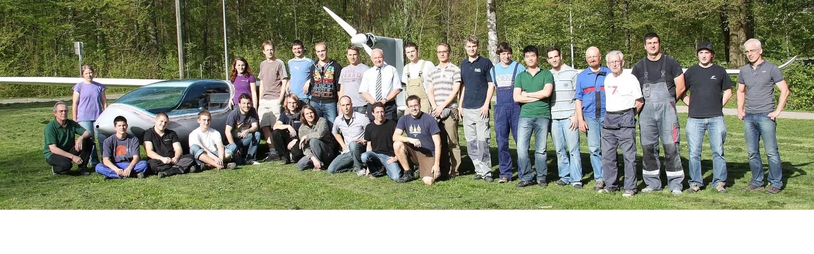 The e-Genius was designed and built by a team of students, researchers and workers at the University of Stuttgart's Institute of Aircraft Design