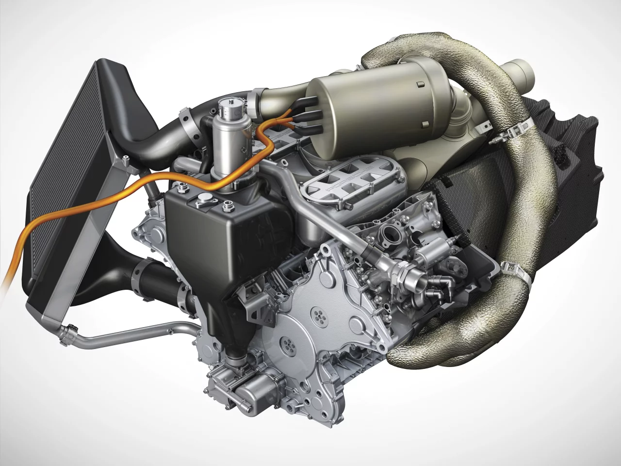 The Porsche 919 Hybrid's V4 engine