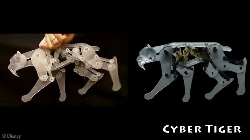 With Disney Research's new software, even complex movements like four-legged walking can be easily generated in about half an hour (Photo: Disney Research)