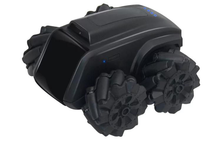 The open-source Scout robot measures 70 x 100 x 110 mm (2.8 x 4 x 4.3 inches)