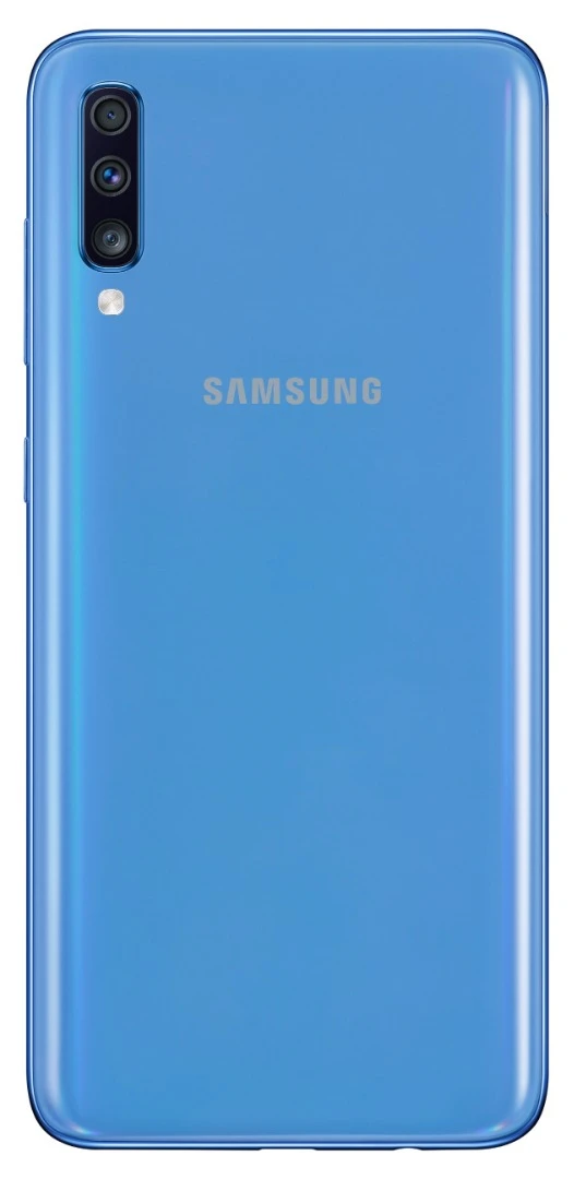The Galaxy A70 packs an Octa Core processor, 6 or 8 GB of RAM, 128 GB storage space and a 4,500 mAh battery