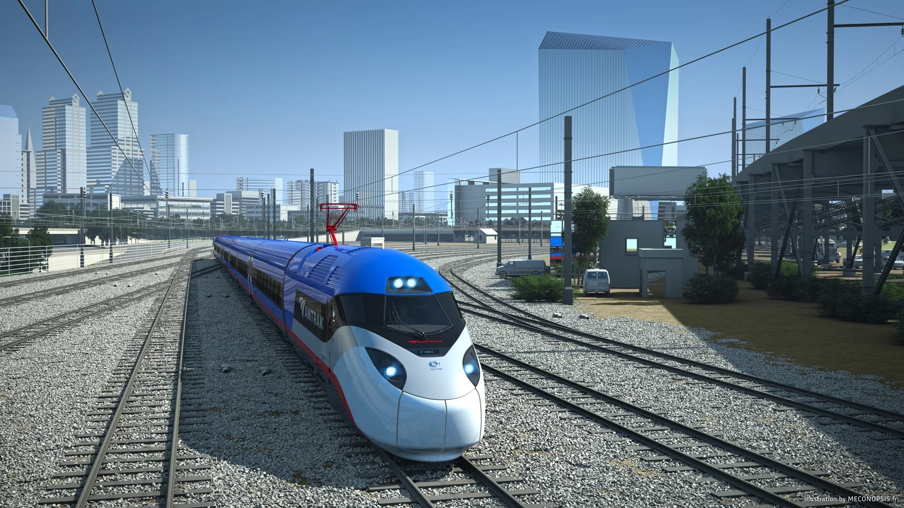 Amtrak is ordering 28 of the trainsets, which is 40 percent more than its current high-speed fleet