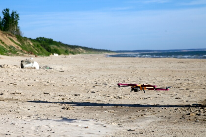 The AirDog can be used in sub-zero temperatures, wind up to 23 knots, and in rain, sleet and snow