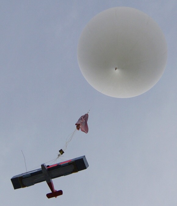 Vulture 1 heading for the stratosphere