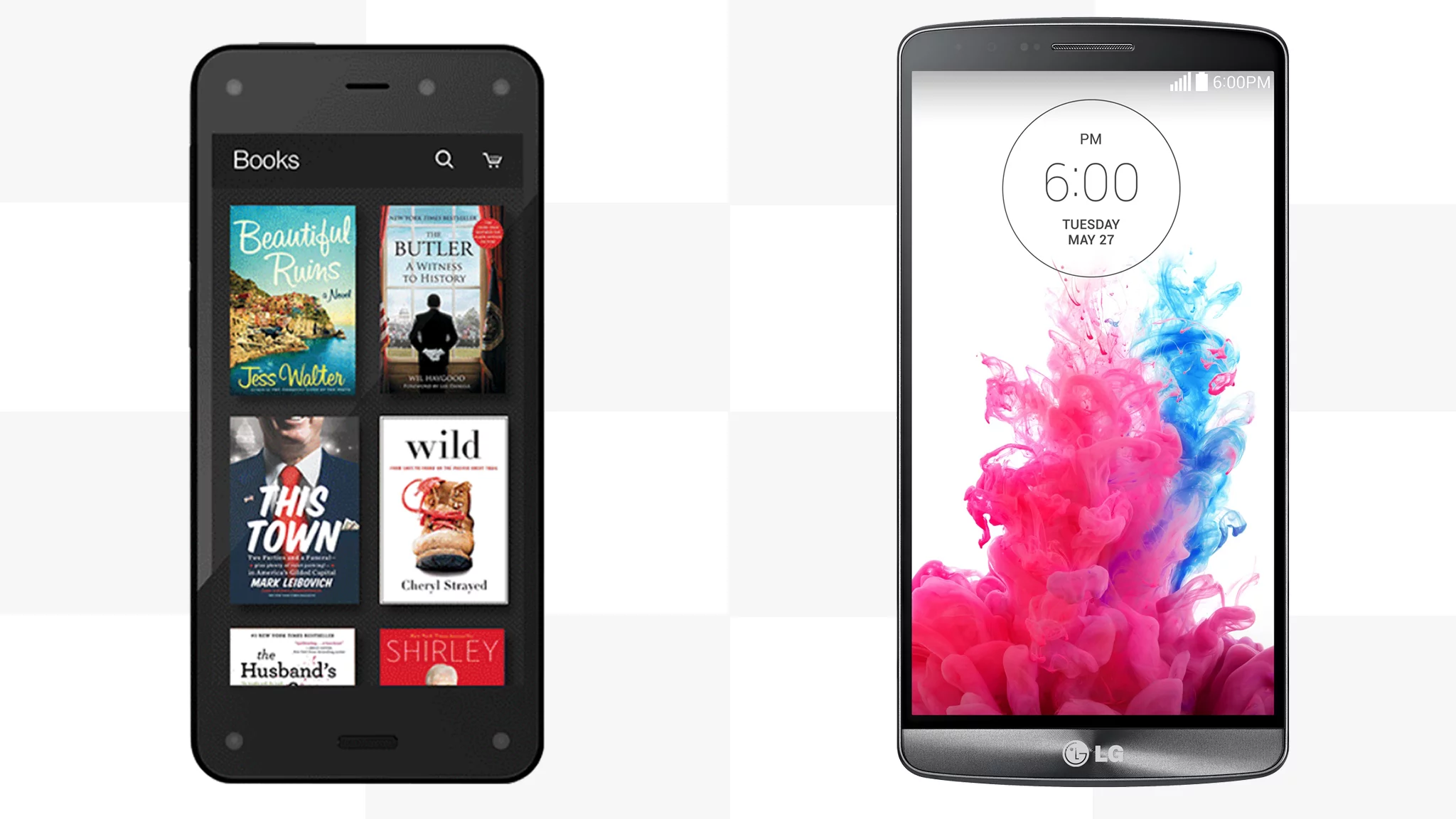 The Fire Phone is Amazon's first ever handset, but can it compete with the super high-end LG G3?