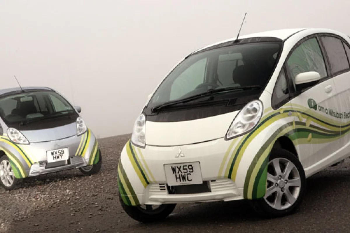 The fast-charging zero-emission Mitsubishi i-MiEV