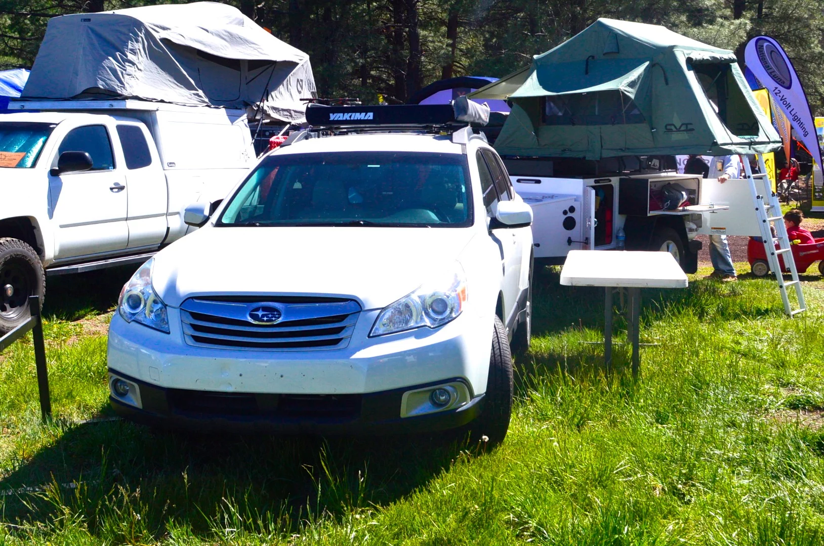 Turtleback has been testing the new Weekender behind a four-cylinder Subaru Outback