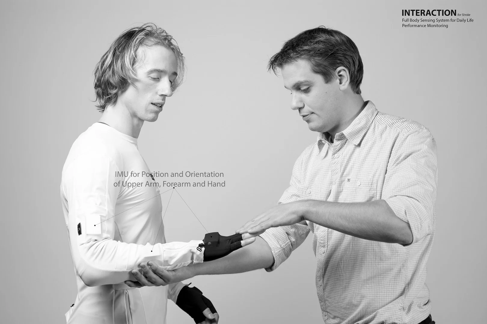 The current version of the Interaction suit contains a total of 41 sensors