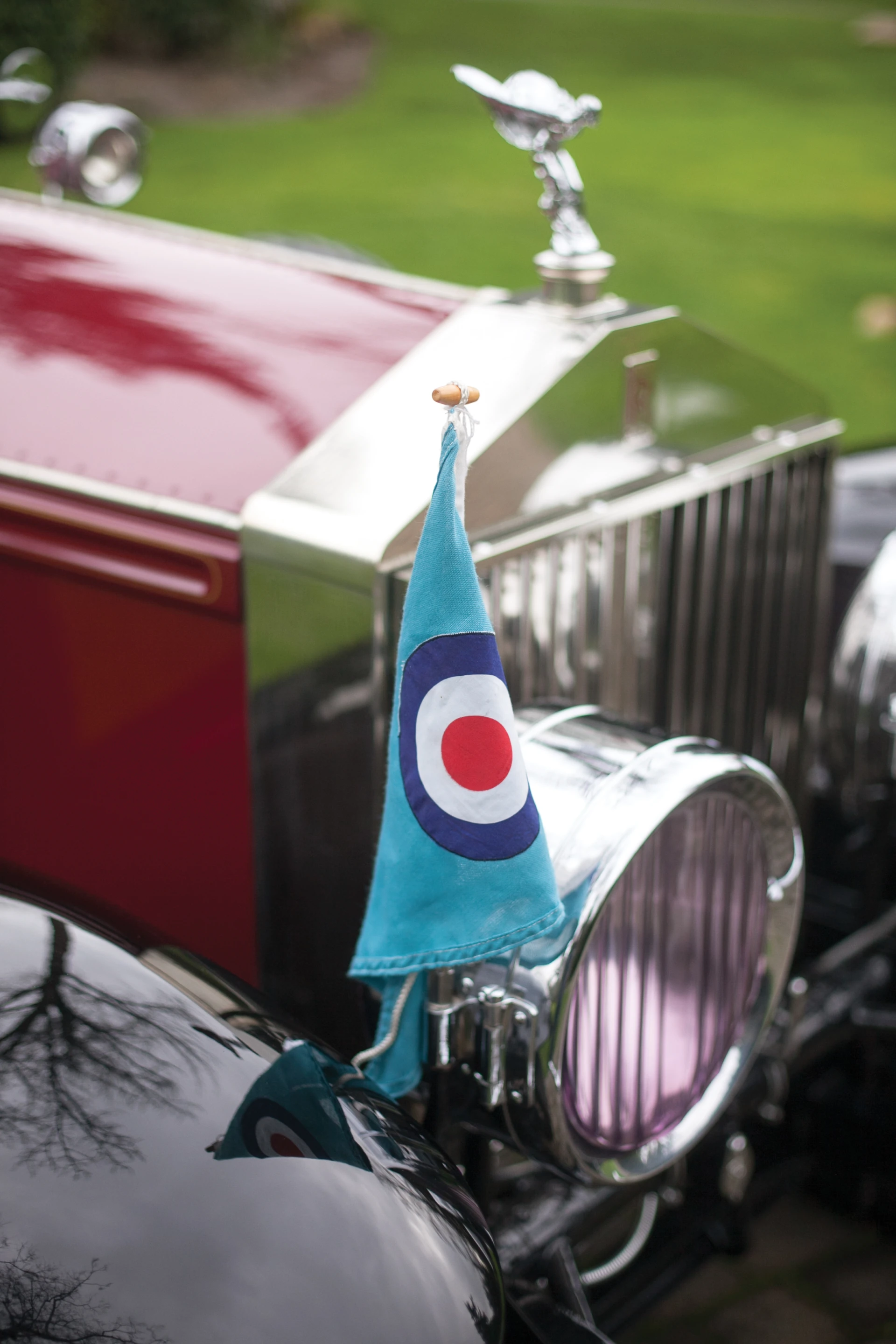 The Phantom I was restored to replicate the body of the Roll-Royce Brewster Derby
