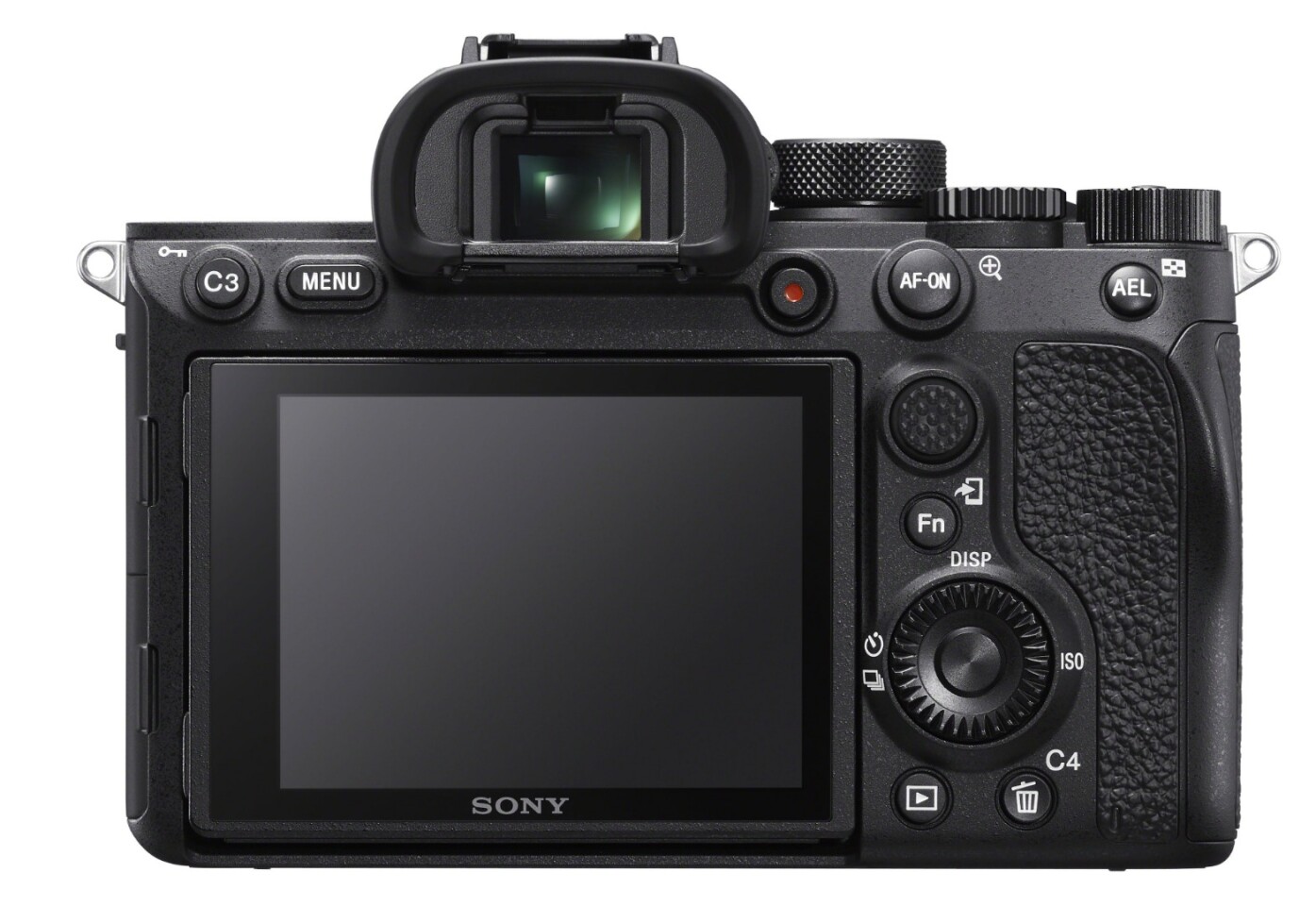 The A7R IV from the back