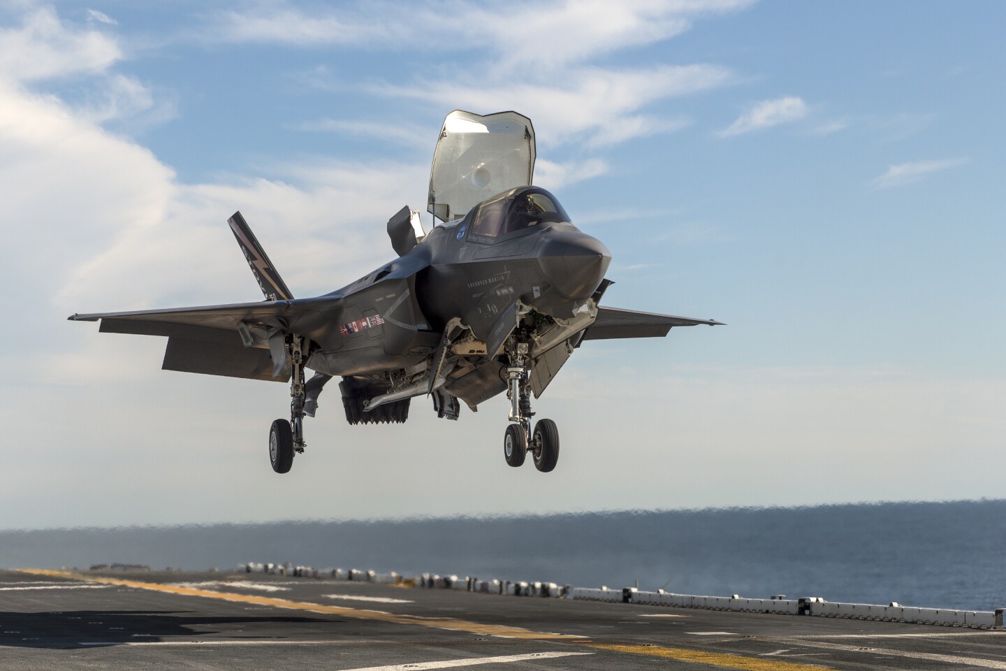 F-35B landing on USS Wasp (Photo: Lockheed Martin)
