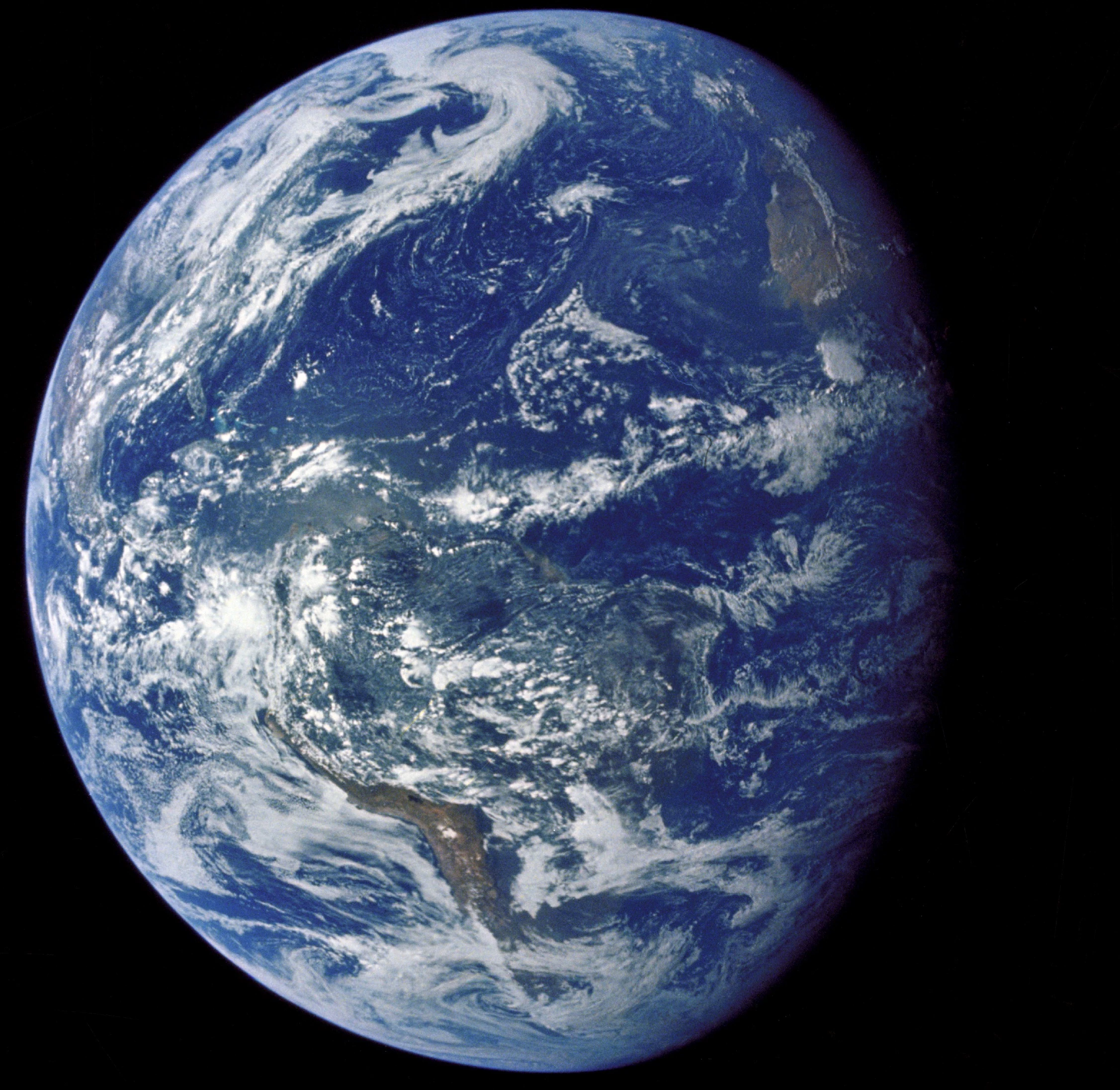 Earth as seen from Apollo 15