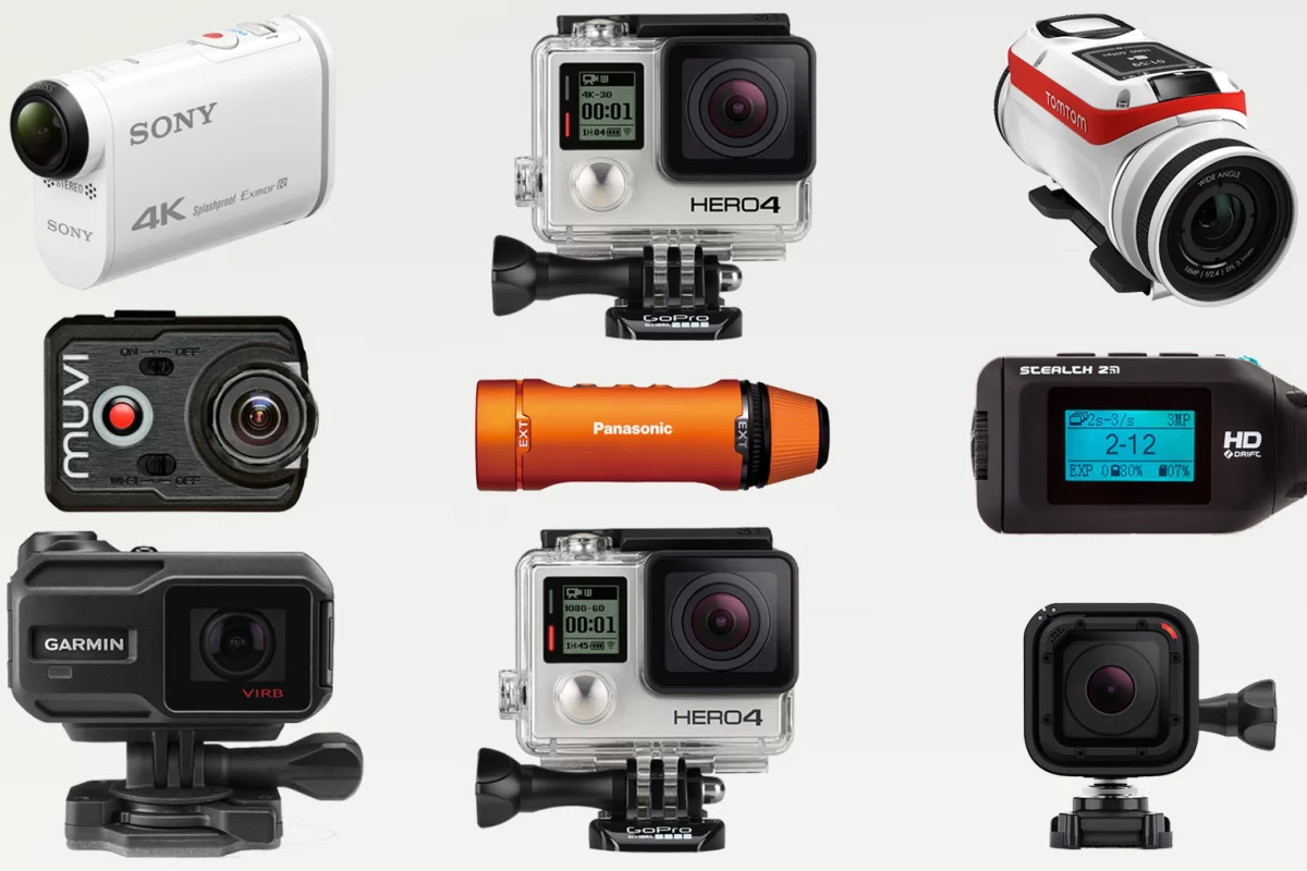 Gizmag compares the key specs and features of the best action cameras available in 2015