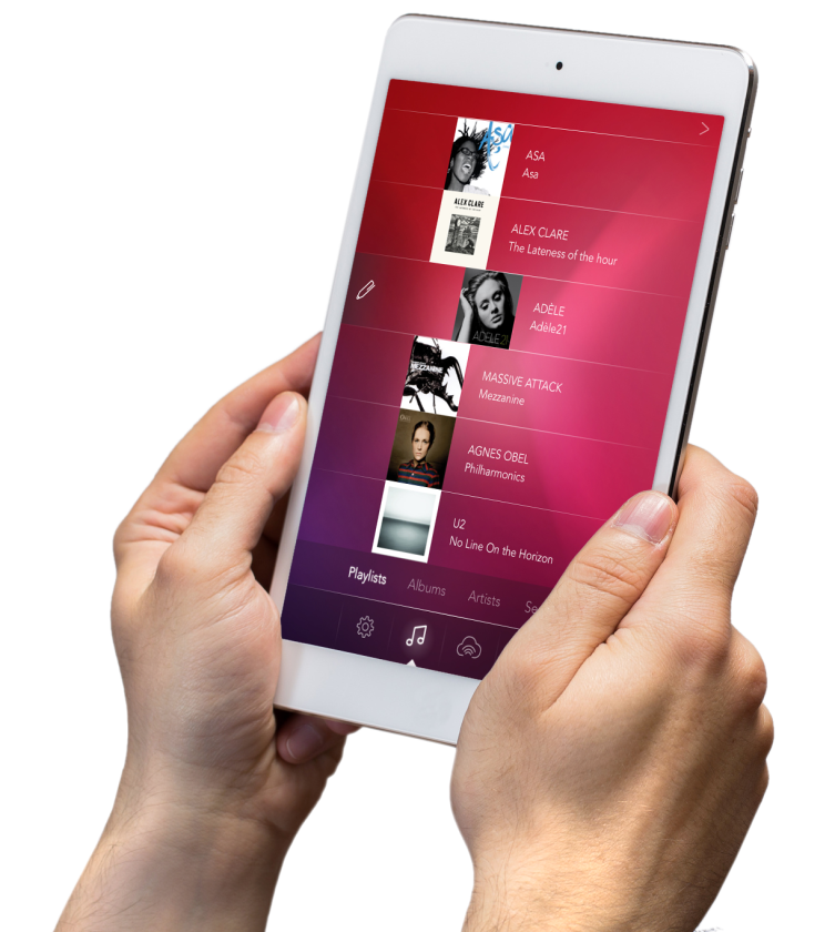 The VXK app for smartphone, tablet, computer, Smart TV or set-top box is used for complete control of the VXK Capsule