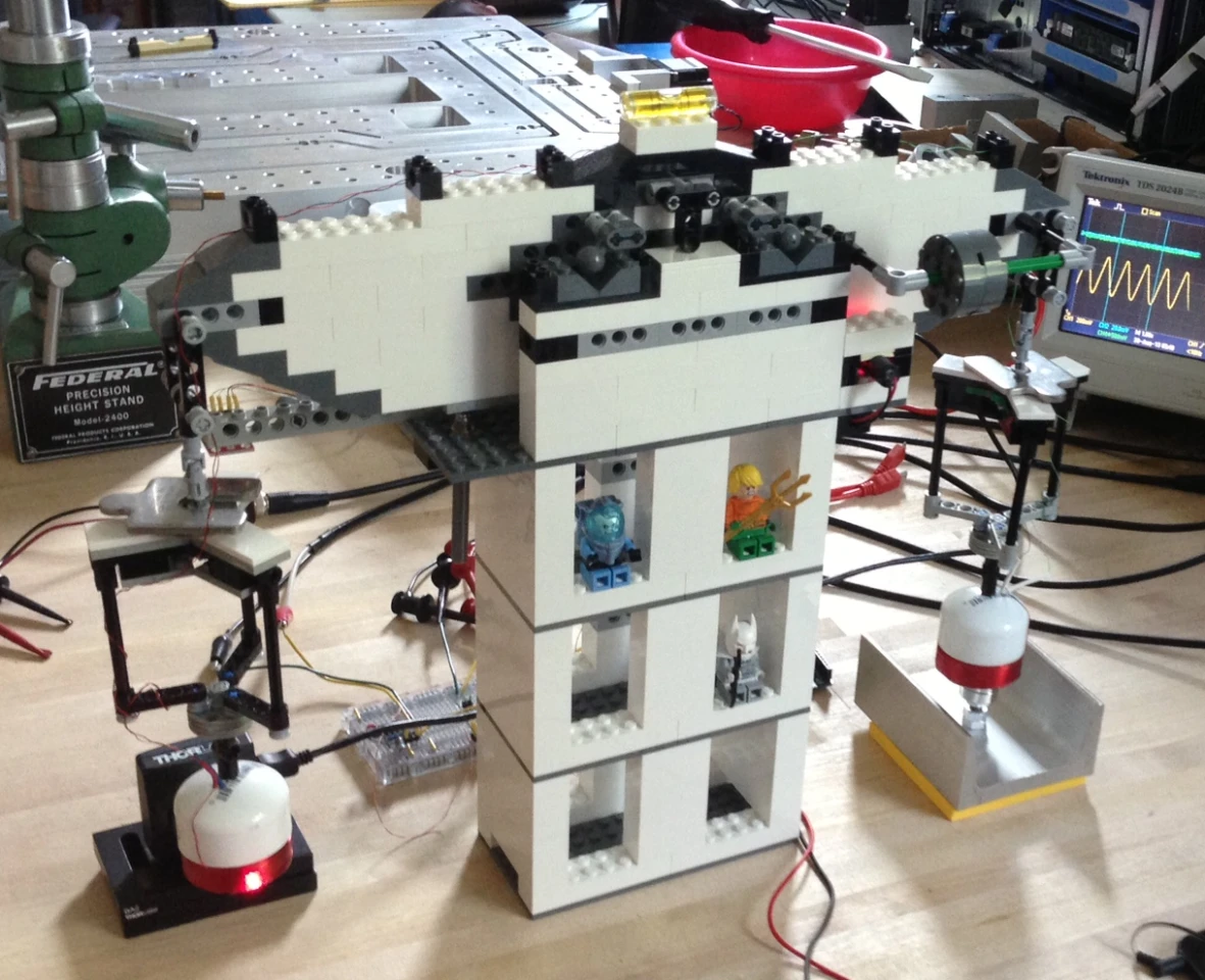 Lego as scientific equipment? Yes, indeed.(Photo: Xiang (Shawn) Zhang/NIST)