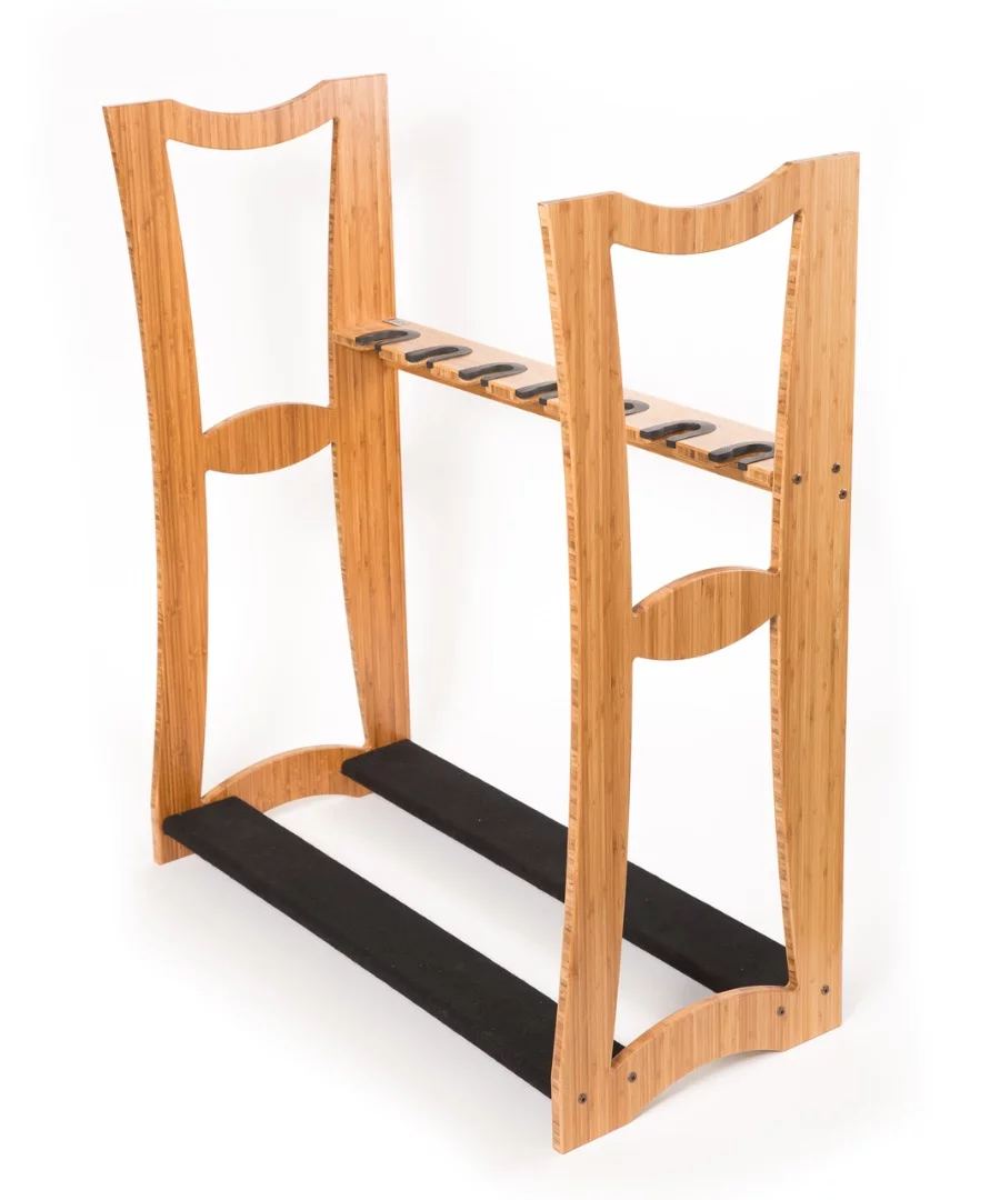 The Bravo rack can take up to seven instruments and features four pins to allow the Alpha unit to be positioned on top