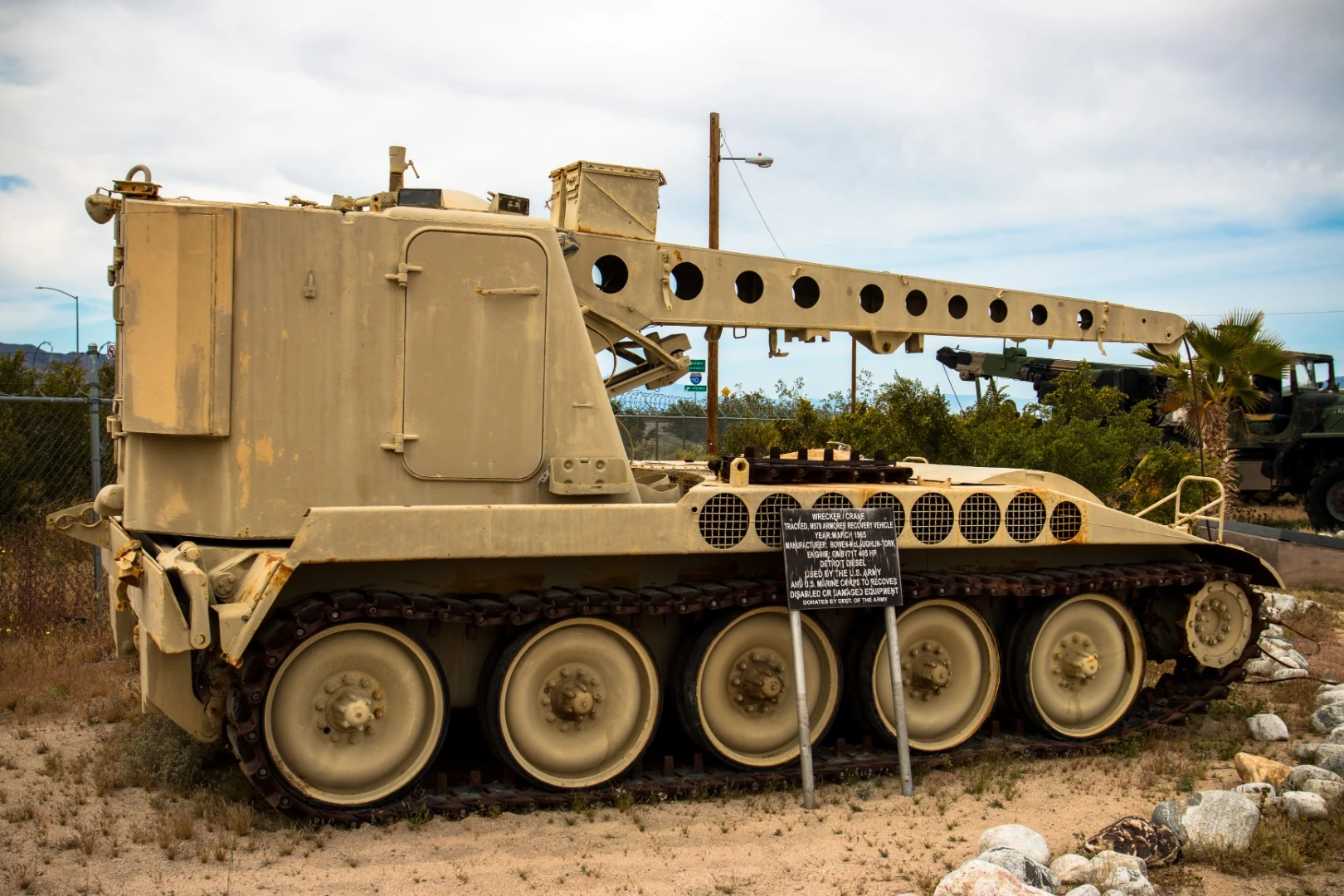 Not all tanks were used for offensive warfare. This is the M578 Armored Recovery Vehicle with a crane mount used to recover damaged or disabled vehicles