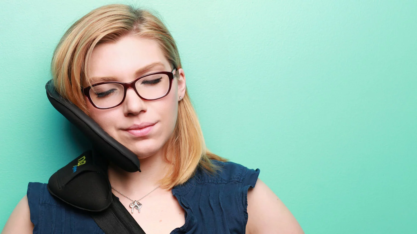 The NapAnywhere is designed to help commuters sleep anywhere