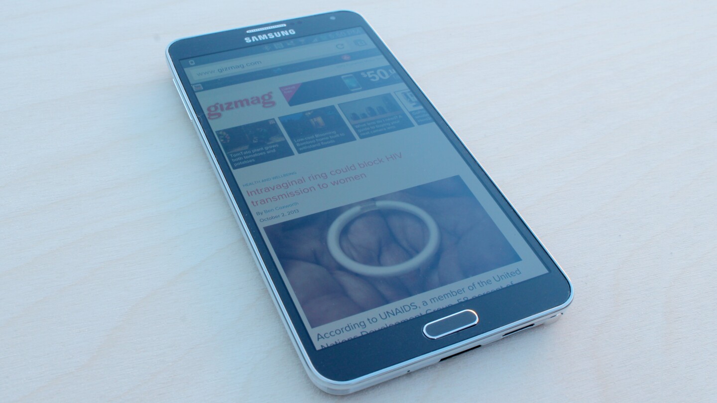 That huge display is great for browsing the web