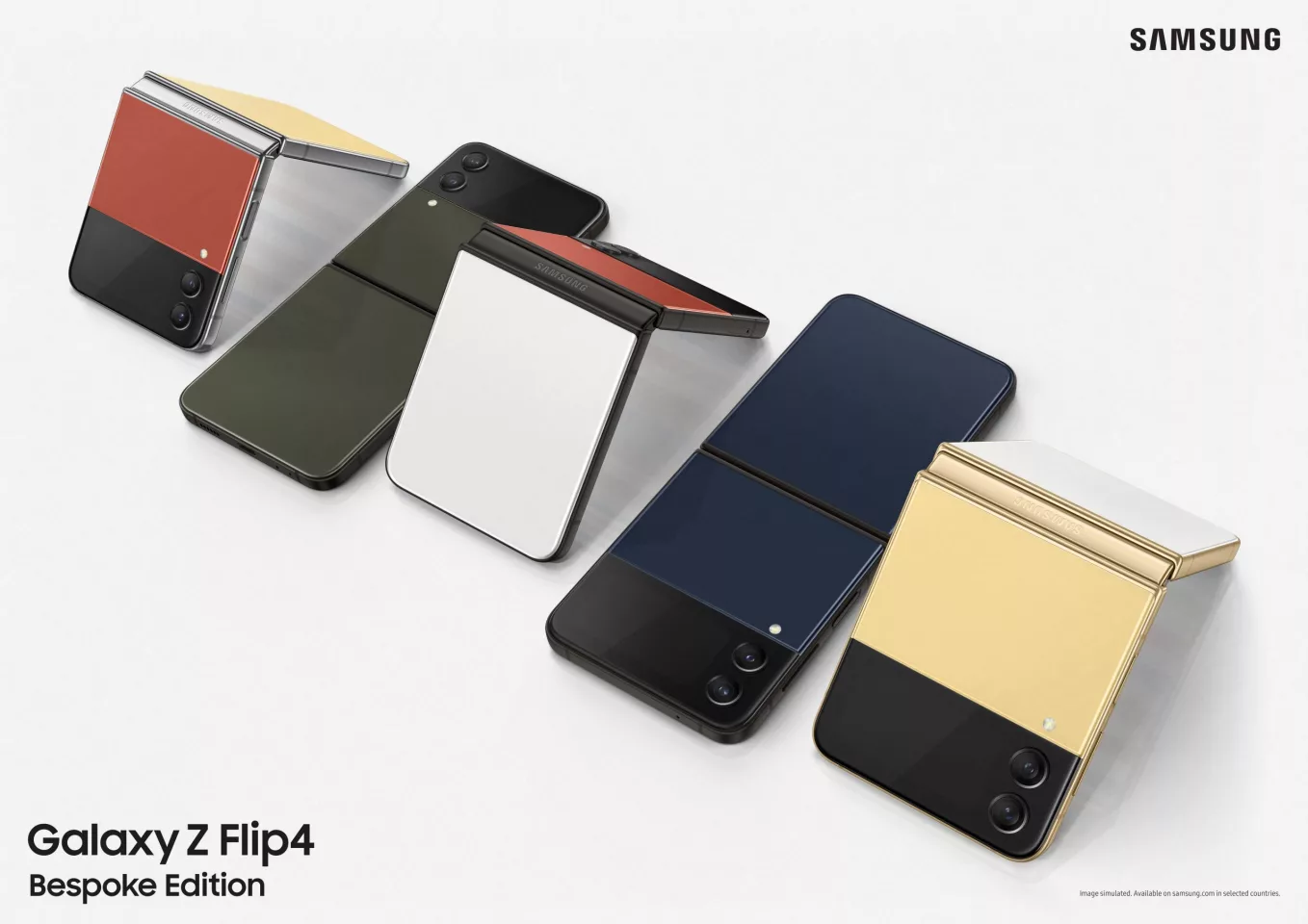 The Galaxy Flip4 smartphone comes with upgraded camera tech, a bigger battery and even more customization options