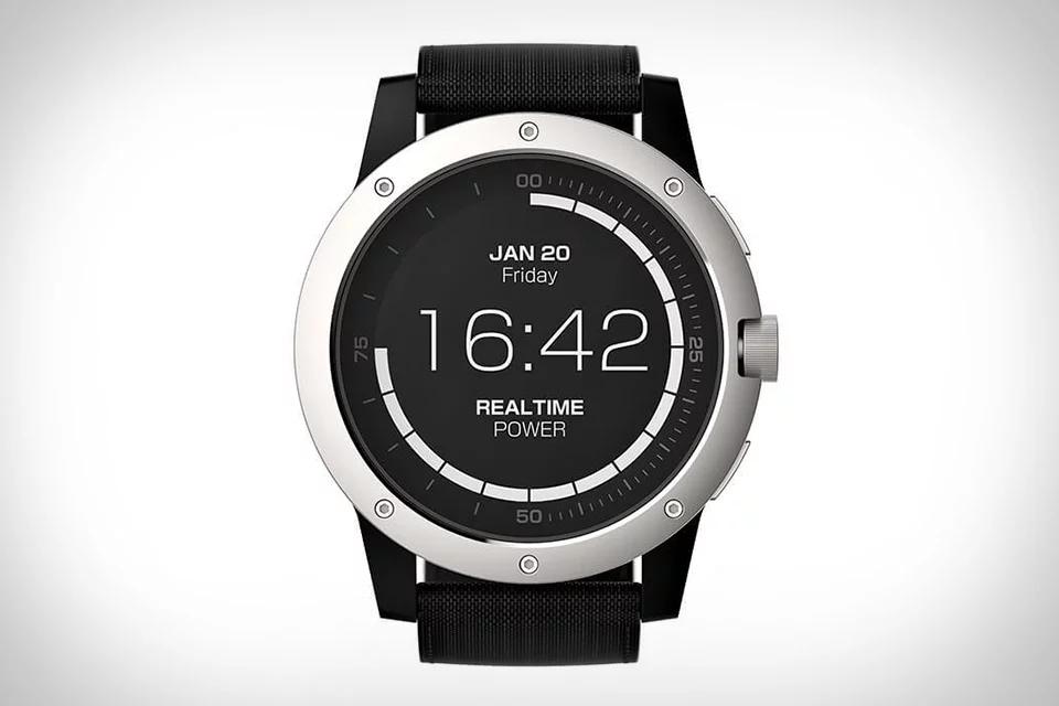The thermoelectrically-powered Matrix PowerWatch runs off body heat