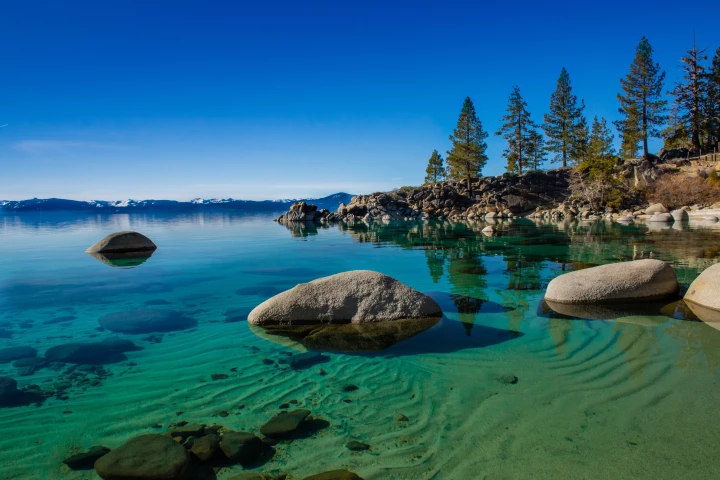 Climate change could shake up the ecology of freshwater lakes, such as Lake Tahoe