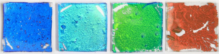 The biomimetic film can be made to reflect in a variety of colors