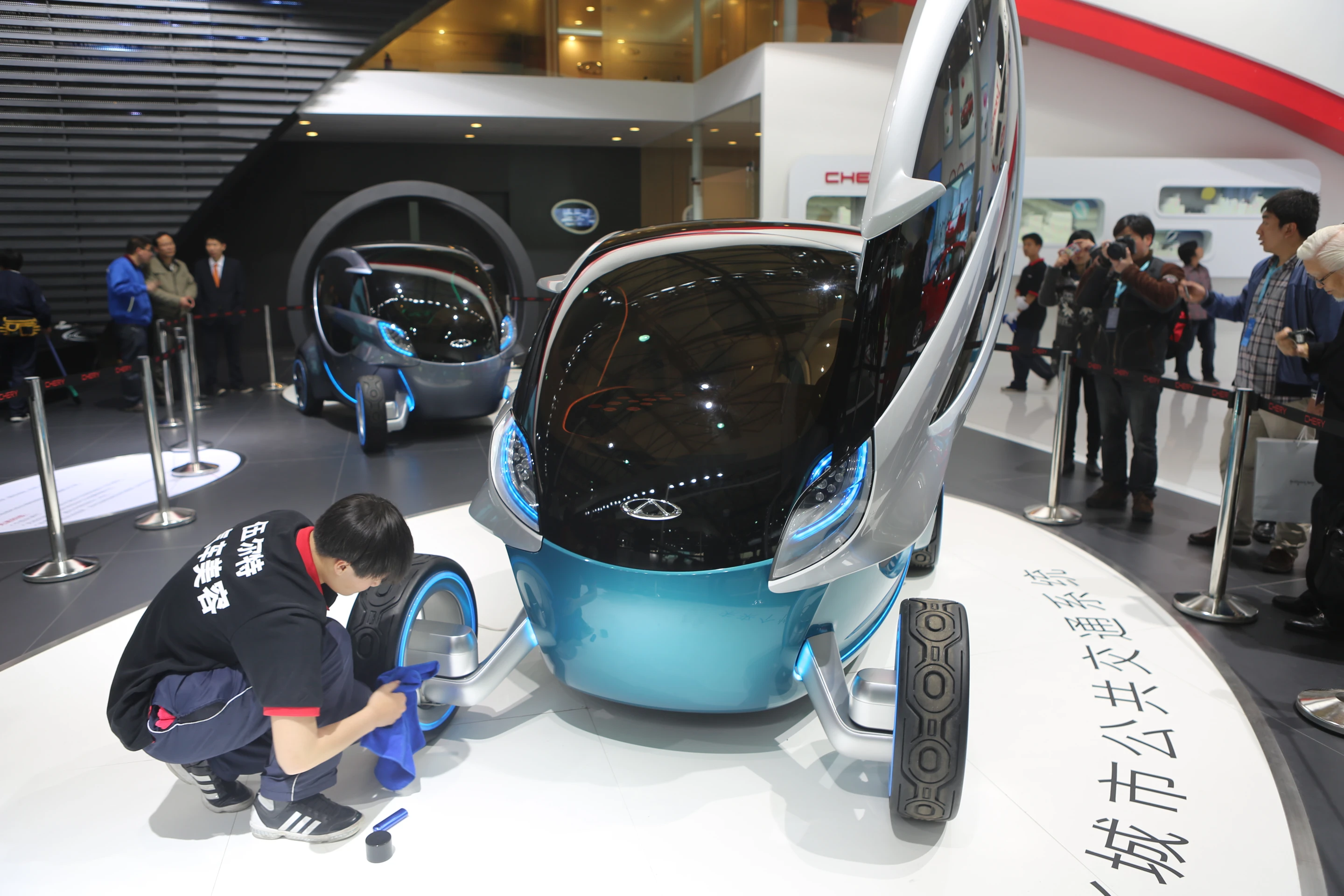 The future of driving? Chery's coupling Ant concept goes 2.0 (Photo: Gizmag)