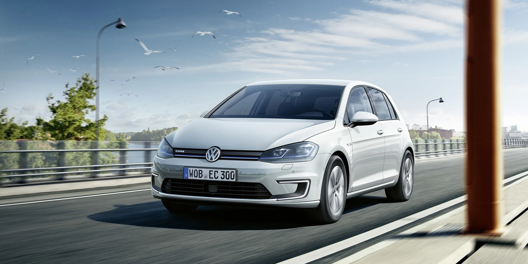 The 2017 VW e-Golf has a top speed of 93 mph (150 km/h)