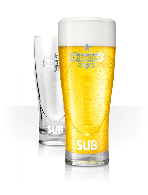 Accessories for the Sub include specially designed glassware