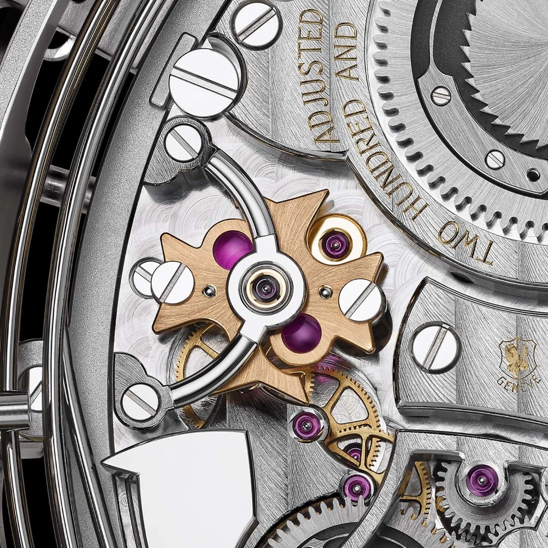 The Vacheron Constantin Reference 57260 with part in the shape of the company trademark