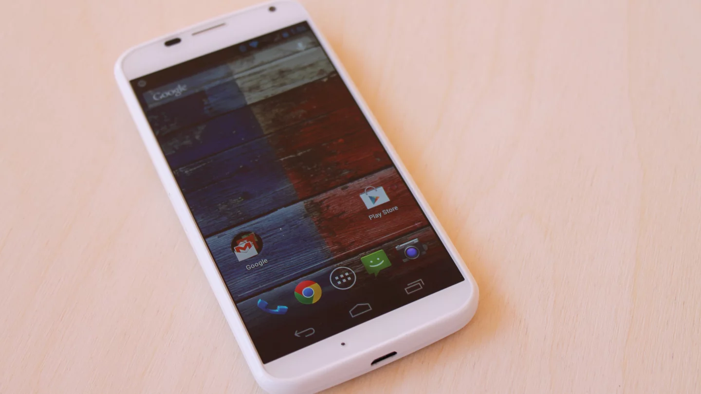 The Moto X runs almost stock Android