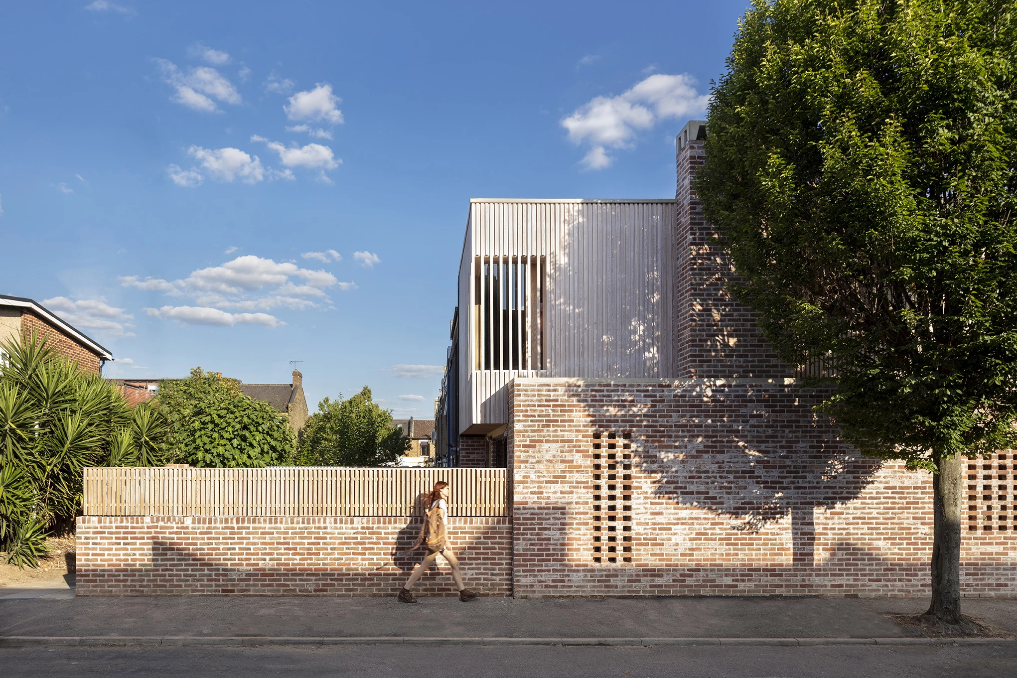 Leyton House was designed by McMahon Architecture and is located in London