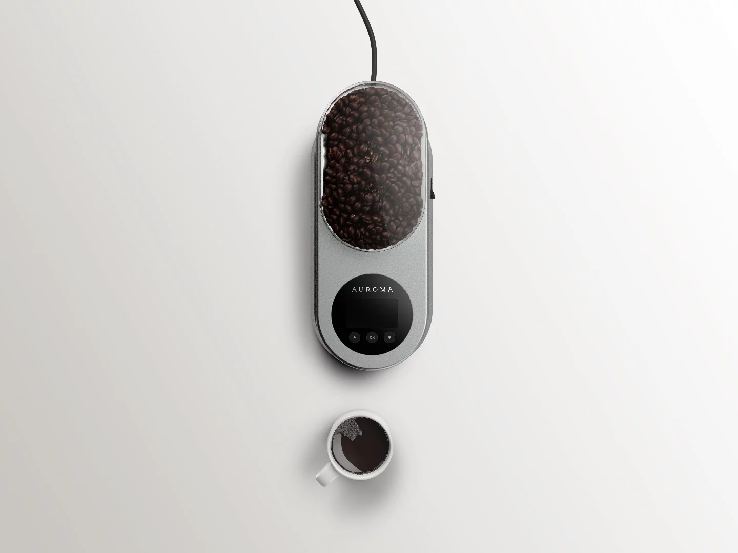 The Auroma One is designed to learn personal coffee taste preferences over time