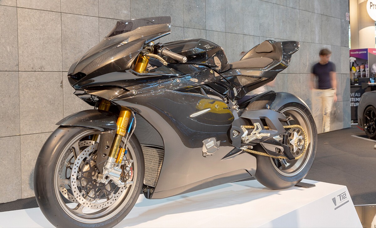 We first wrote about the Tamburini T12 Massimo two years ago, at which time the anticipated price was €300,000 (approximately $341,000 at that time) . Tamburini's exploits in motorcycle design are legendary, encompassing the Ducati 916 and MV Agusta F4. Though the engine began life as a BMW S1000RR, it has been developed to superbike specification and now produces more than 230 hp. The price tag has also grown too. Owning one of the 12 limited edition T12 Massimo track bikes designed by the "Michaelangelo of motorcycling" will set you back a cool $1,000,000.